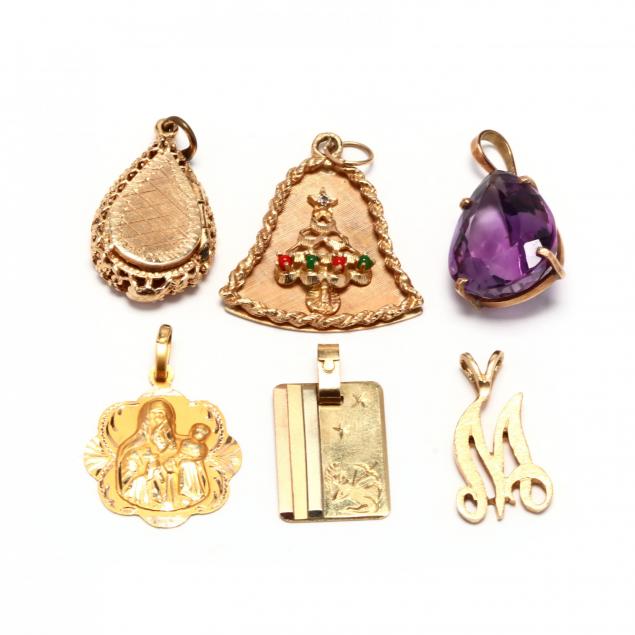 six-gold-charms-and-pendants