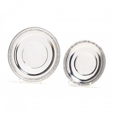 two-sterling-silver-cake-plates