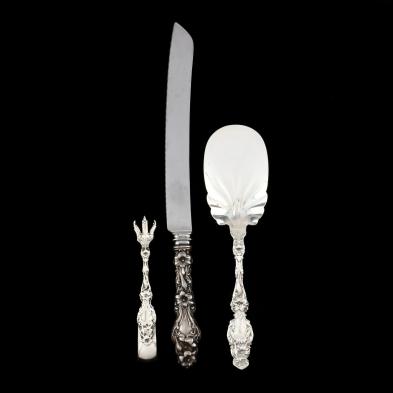 three-whiting-lily-sterling-silver-servers