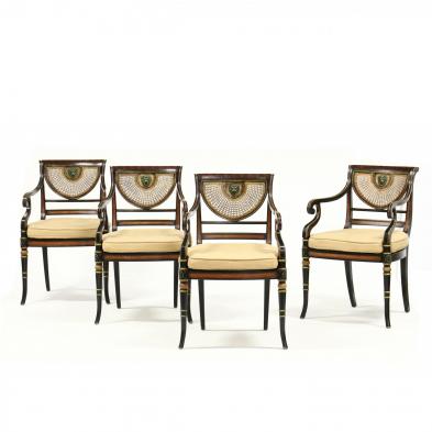 set-of-four-regency-style-armchairs