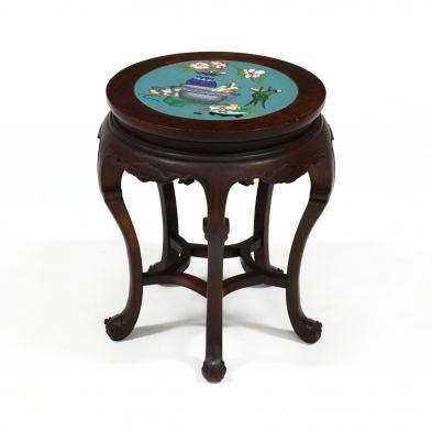 chinese-hardwood-and-cloisonne-low-table