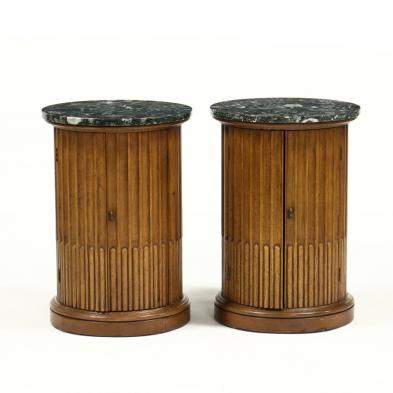pair-of-neoclassical-style-marble-top-low-cabinets