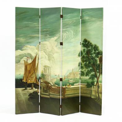 samuel-giles-20th-century-painted-floor-screen
