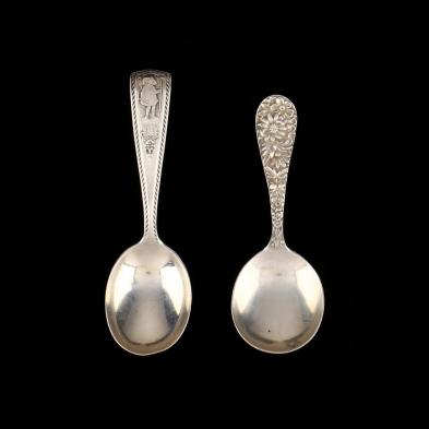 two-sterling-silver-baby-spoons