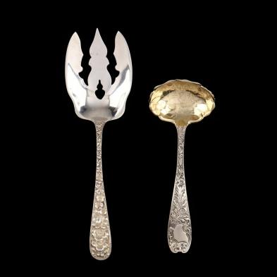 two-antique-sterling-silver-servers