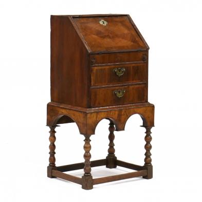 william-and-mary-diminutive-walnut-slant-front-desk-on-stand