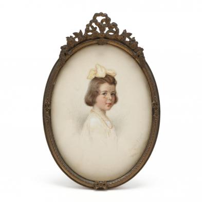 a-portrait-miniature-of-a-young-girl-by-ernest-lloyd-circa-1915