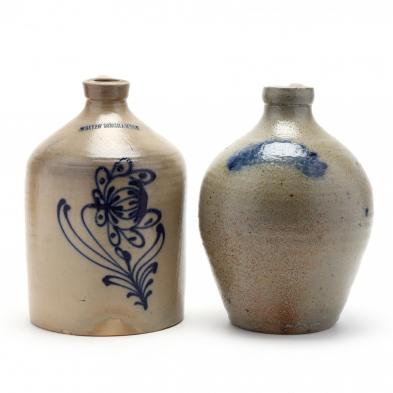 two-antique-stoneware-jugs