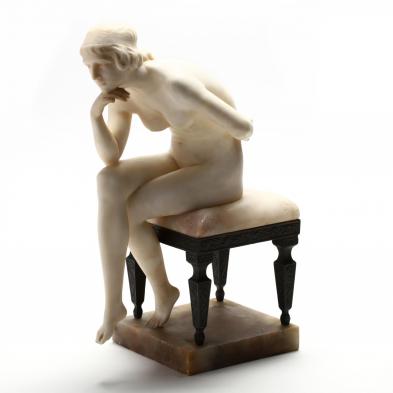 an-art-deco-sculpture-of-a-seated-female-nude