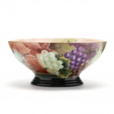 a-large-hand-painted-limoges-punch-bowl