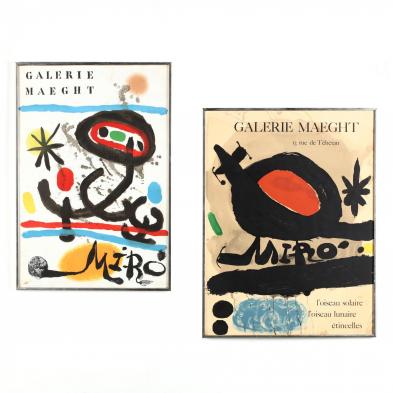 two-miro-exhibition-posters-galerie-maeght