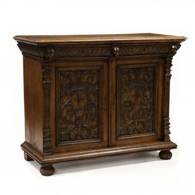 renaissance-revival-carved-oak-buffet