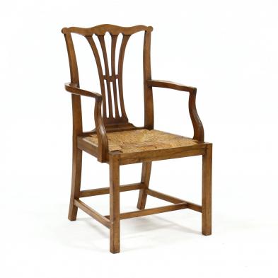 chippendale-style-walnut-armchair