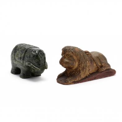 two-carved-asian-animals