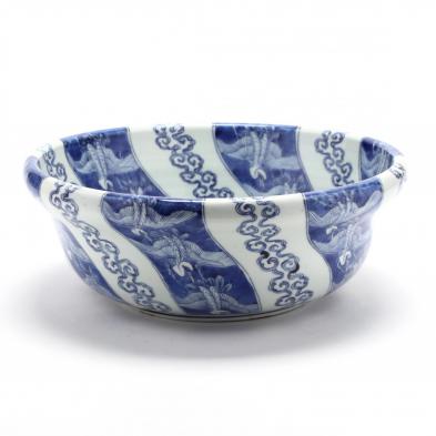 a-unique-large-japanese-blue-and-white-swirl-imari-bowl