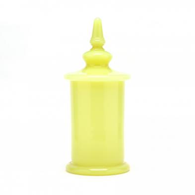antique-opaline-yellow-glass-apothecary-jar