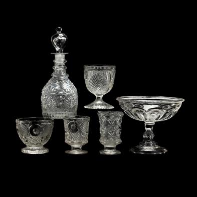antique-american-pressed-glass-grouping