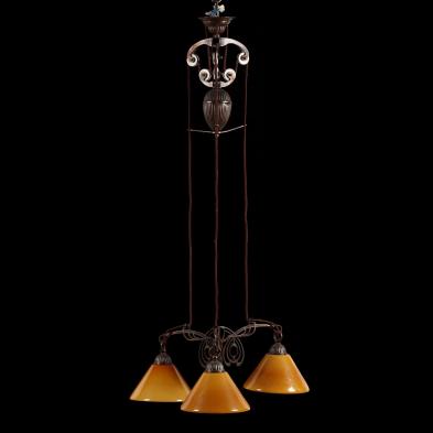 art-nouveau-style-counterbalance-hanging-light