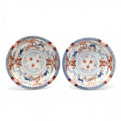 a-pair-of-japanese-large-porcelain-imari-bowls-with-horses