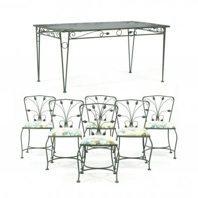 vintage-seven-piece-iron-patio-set