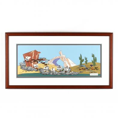 wile-e-coyote-sericel-hand-signed-by-chuck-jones