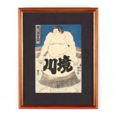 utagawa-kunisada-japanese-1786-1864-sumo-wrestler-woodblock-print