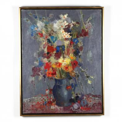 denise-bourdouxhe-french-born-1925-floral-still-life