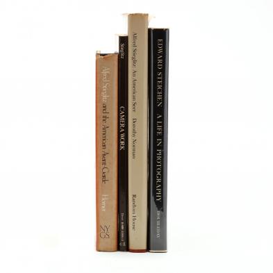 three-books-on-alfred-stieglitz-and-one-book-on-edward-steichen