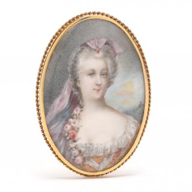 continental-portrait-miniature-in-14k-gold-frame