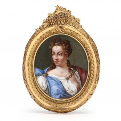 continental-portrait-miniature-on-porcelain