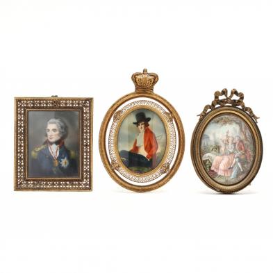 three-continental-portrait-miniatures