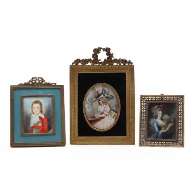 three-continental-portrait-miniatures