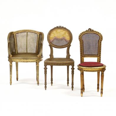 three-louis-xvi-style-carved-and-gilt-cane-seat-chairs