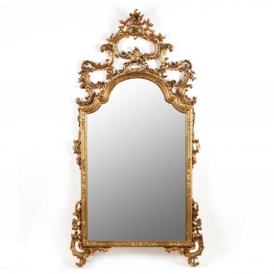 large-carved-and-gilt-rococo-style-mirror