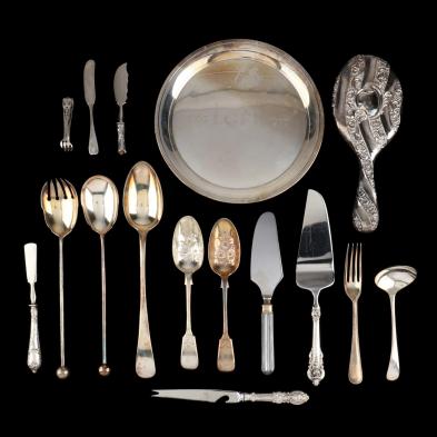 collection-of-assorted-sterling-silver-and-silverplate