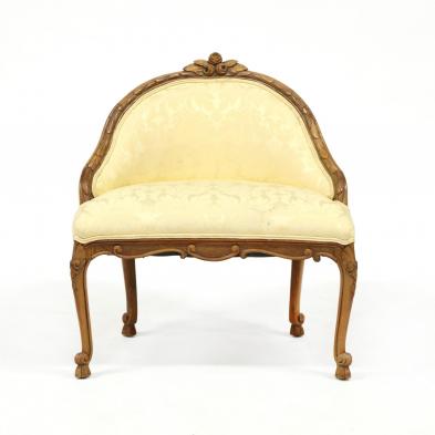 vintage-french-carved-slipper-chair