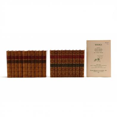two-finely-bound-19th-century-english-poetry-sets-one-partial