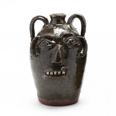 western-nc-folk-pottery-burlon-craig-face-jug