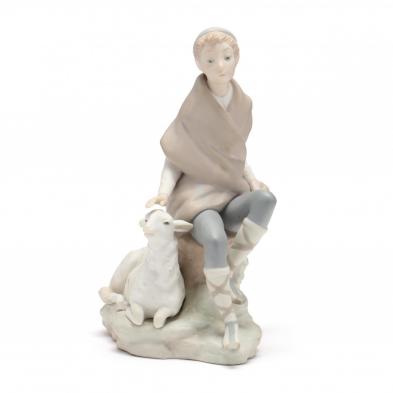 lladro-porcelain-little-shepherd-with-goat