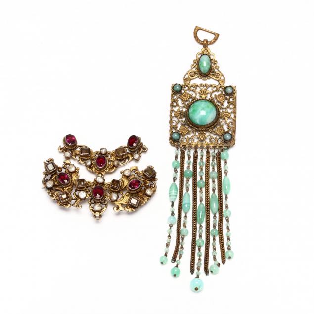 two-antique-jewelry-items