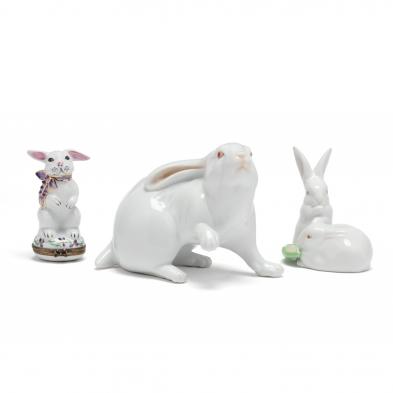 a-selection-of-three-white-rabbit-porcelains