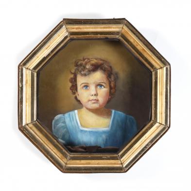 a-portrait-of-a-young-child-in-antique-shadowbox-frame
