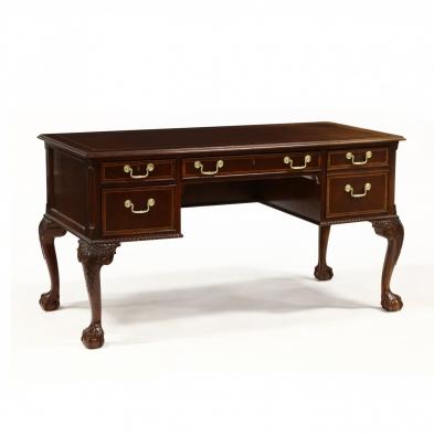 councill-chippendale-style-kneehole-desk