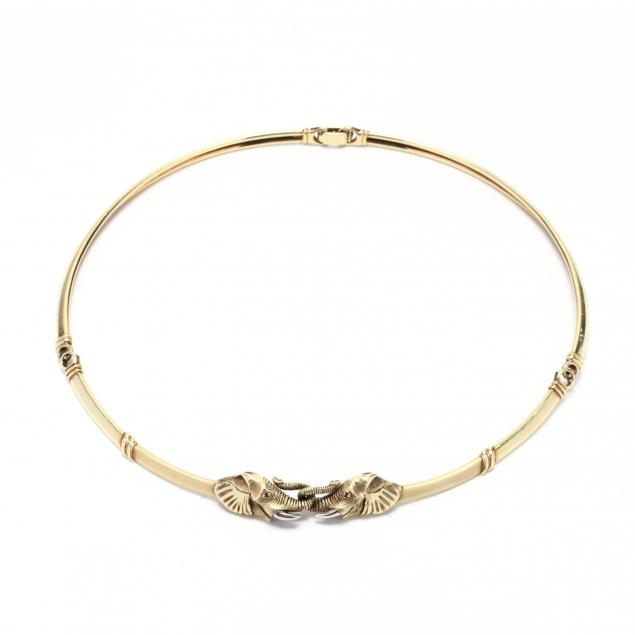 14kt-gold-elephant-motif-necklace