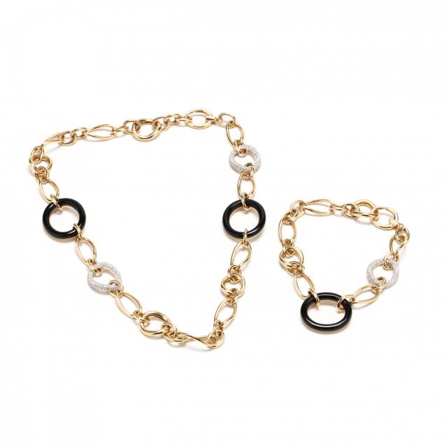 18kt-gold-diamond-and-black-onyx-convertible-necklace-bracelet