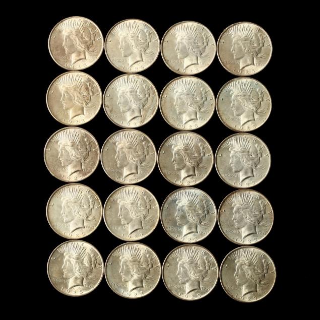 twenty-better-1923-peace-silver-dollars