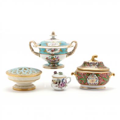 group-of-four-antique-porcelains