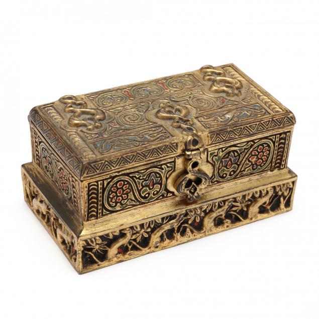 a-tiffany-studios-bronze-stamp-box-venetian-pattern