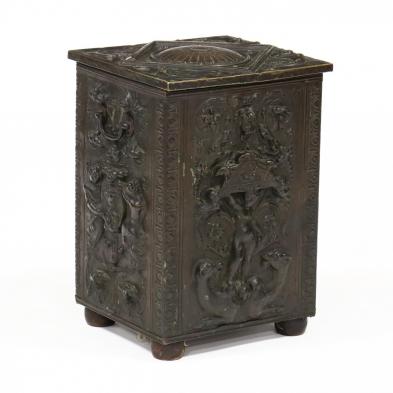 renaissance-revival-repousse-brass-coal-box