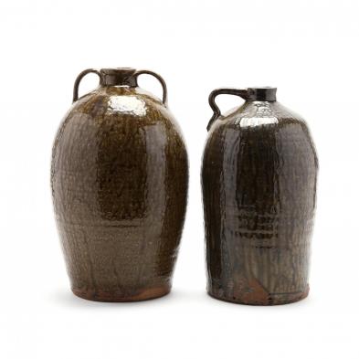 western-nc-pottery-two-large-jugs